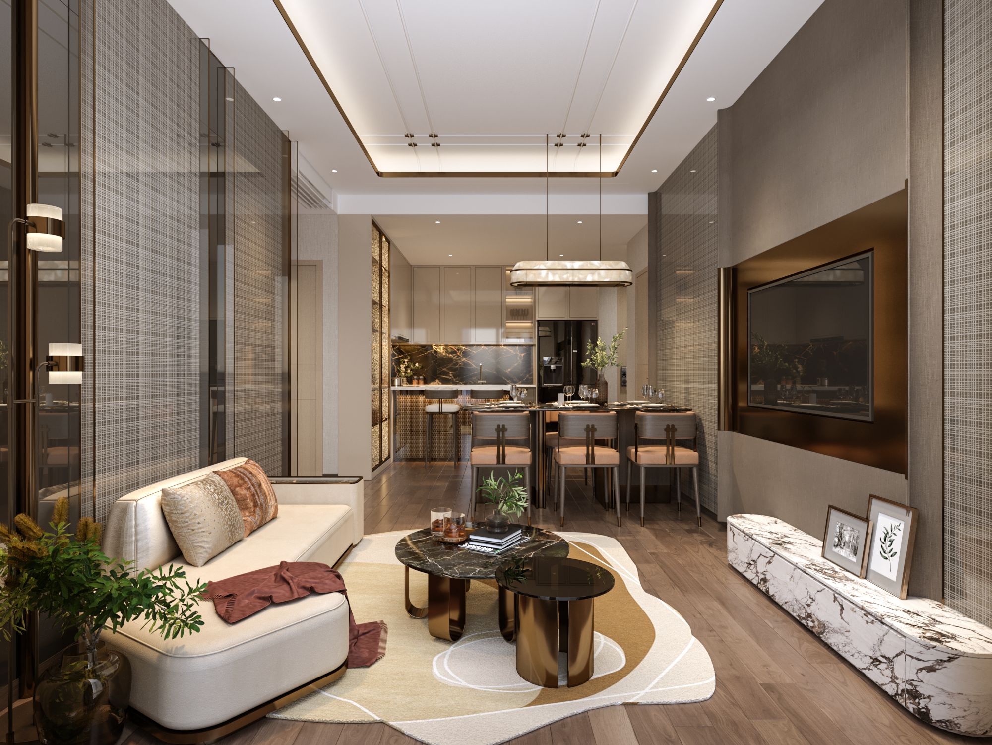 Mua chung cư 2 ngủ ban công chính Bắc tầng trung view sân chơi The Parkland Imperia Ocean Park 2